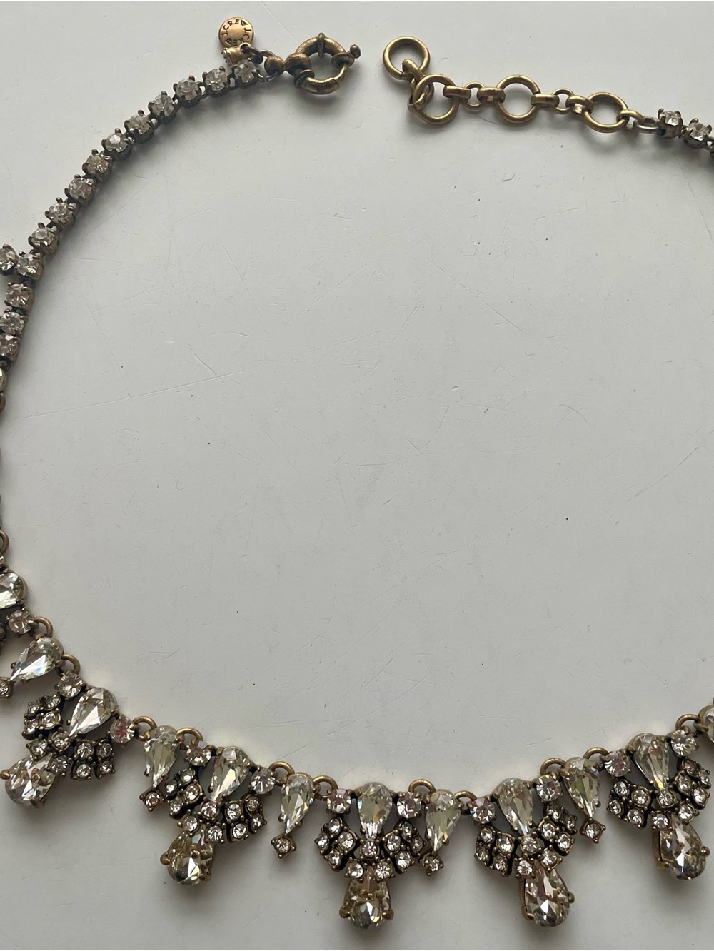 J Crew Swarovski crystal necklace